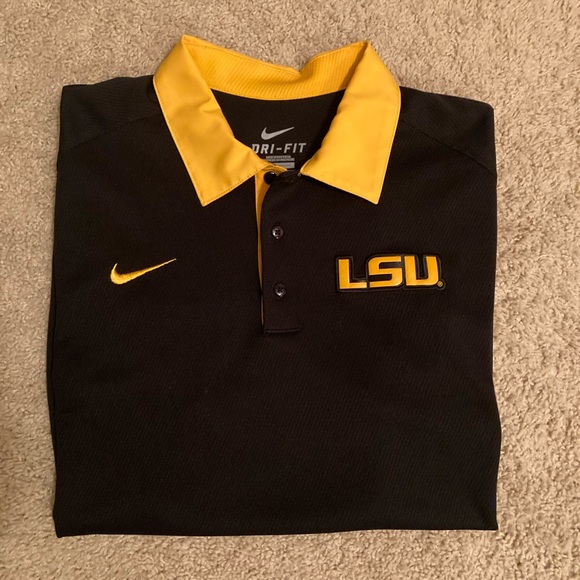 Men’s LSU Nike Dri-fit Polo - Picture 2 of 6
